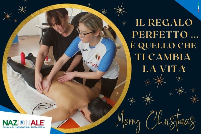 PER NATALE REGALA UN’OPPORTUNITÁ A TE STESSO O A CHI VUOI BENE: DIVENTA UN MASSAGGIATORE PROFESSIONISTA
