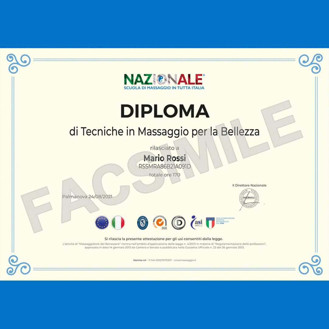 diploma-tecniche-massaggio-per-la-bellezza-tecniche-massaggio-primavera-nazionale-scuola-di-massaggio diploma di specializzazione professionale superiore