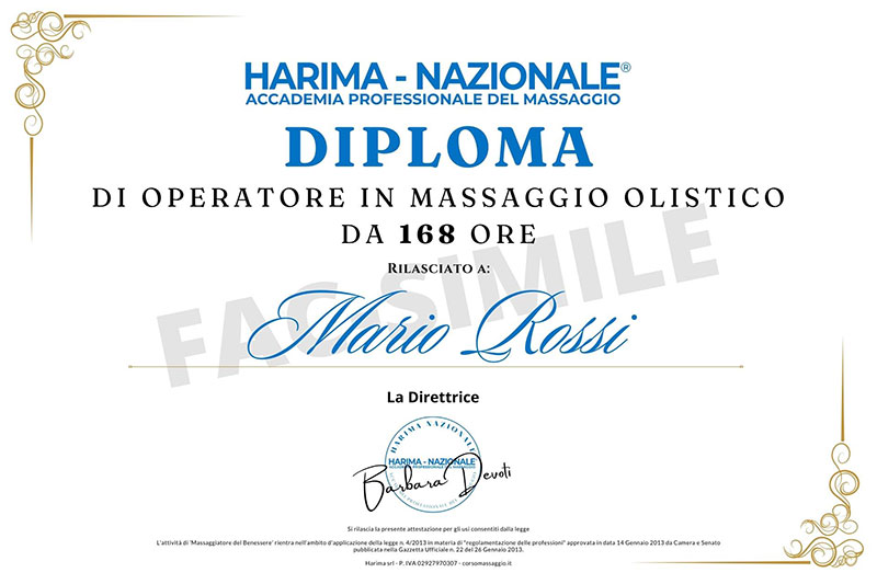 Diploma di Operatore in Massaggio Olistico: ecco come far ripartire alla grande dopo la pausa estiva