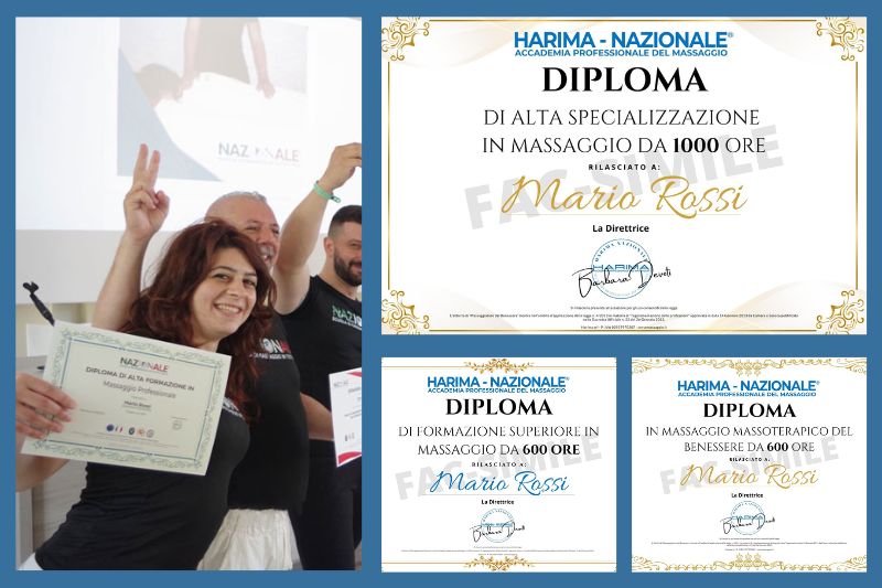 Ecco i 3 Diplomi Legali per diventare un perfetto Massaggiatore Professionista